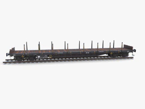 CFR Flat Rail Car v3 3D Model