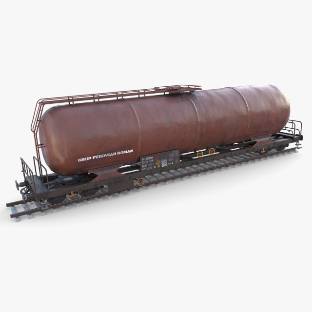 CFR Tanker Rail Car v1 3D मॉडल .c4d .max .obj .3ds .fbx .stl .blend 