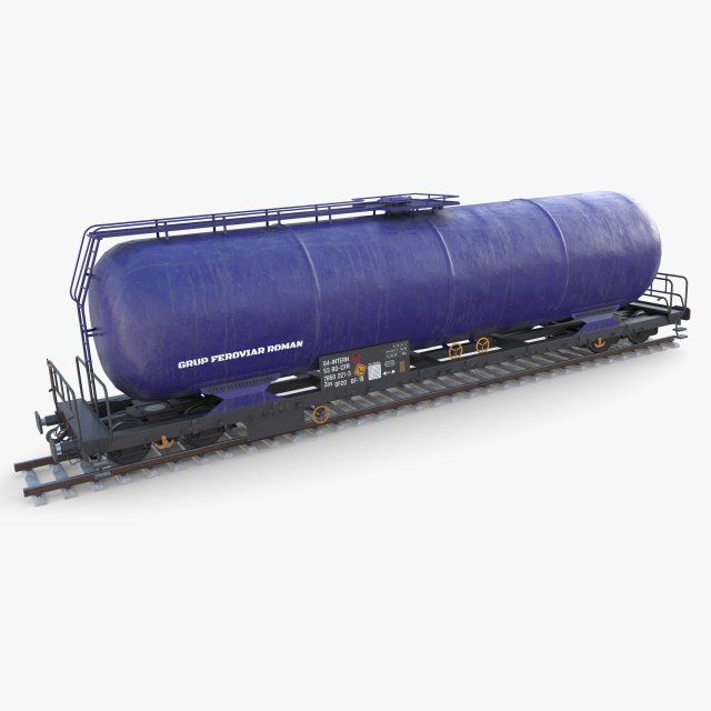 CFR Tanker Rail Car v2 Modelo 3D .c4d .max .obj .3ds .fbx .stl .blend 
