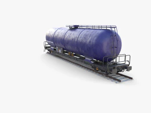 CFR Tanker Rail Car v2 3D Model