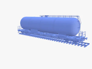 CFR Tanker Rail Car v2 3D Model