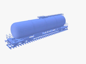 CFR Tanker Rail Car v2 3D Model