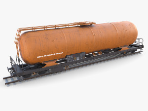 CFR Tanker Rail Car v3 3D मॉडल