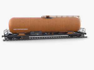 CFR Tanker Rail Car v3 3D Model