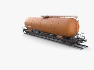 CFR Tanker Rail Car v3 3D Model