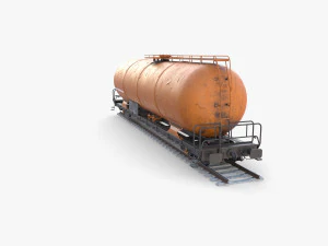 CFR Tanker Rail Car v3 3D Model