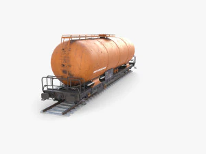 CFR Tanker Rail Car v3 3D Model