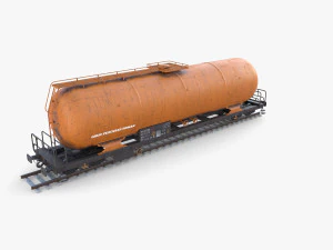CFR Tanker Rail Car v3 3D Model