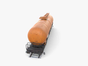 CFR Tanker Rail Car v3 3D Model