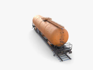 CFR Tanker Rail Car v3 3D Model