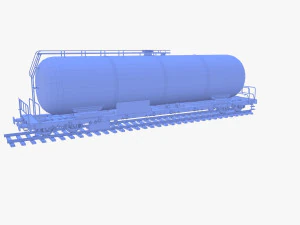 CFR Tanker Rail Car v3 3D Model
