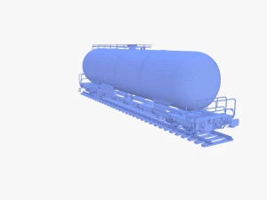 CFR Tanker Rail Car v3 3D Model