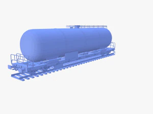 CFR Tanker Rail Car v3 3D Model