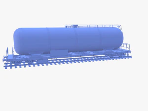 CFR Tanker Rail Car v3 3D Model