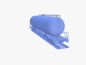 CFR Tanker Rail Car v3 3D Model