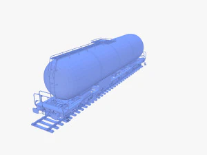CFR Tanker Rail Car v3 3D Model