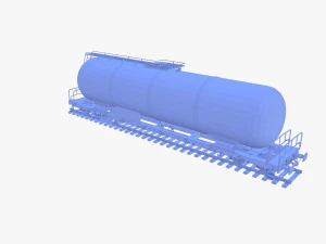 CFR Tanker Rail Car v3 3D Model