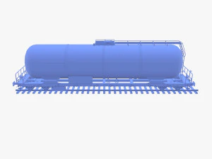 CFR Tanker Rail Car v3 3D Model