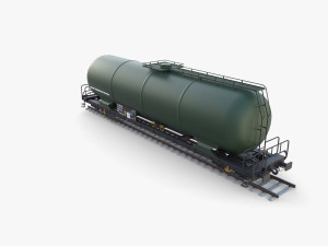 CFR Tanker Rail Car v4 3D Model