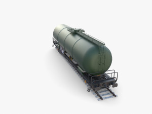 CFR Tanker Rail Car v4 3D Model