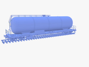 CFR Tanker Rail Car v4 3D Model