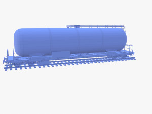 CFR Tanker Rail Car v4 3D Model