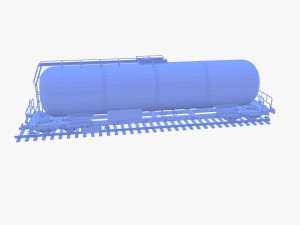 CFR Tanker Rail Car v4 3D Model