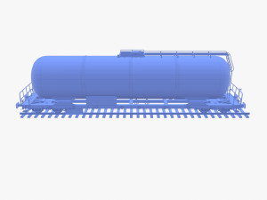 CFR Tanker Rail Car v4 3D Model