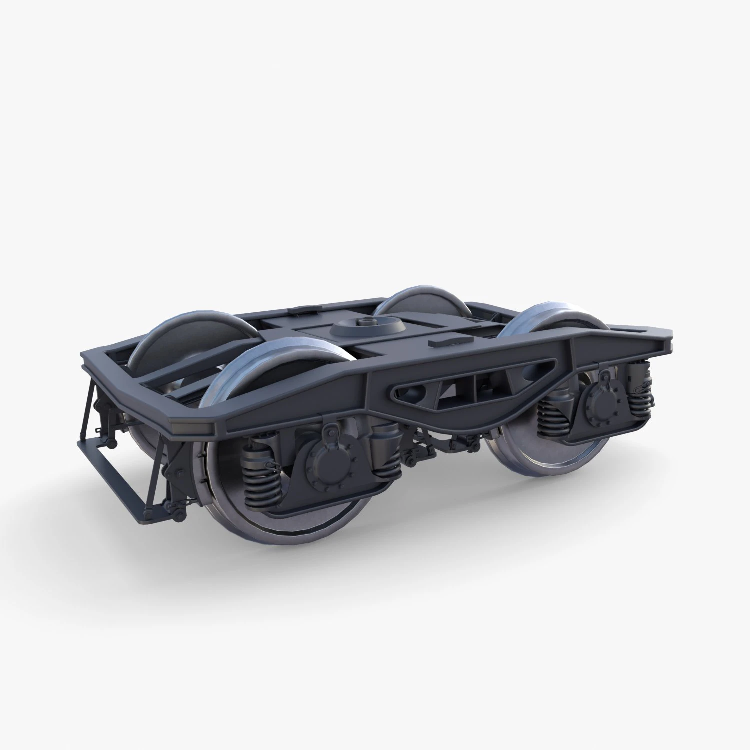 Train car bogie v1 3D Model .c4d .max .obj .3ds .fbx .stl .blend 