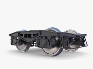 Train car bogie v1 3D Модель