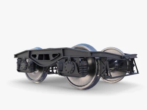 Train car bogie v1 3D Model