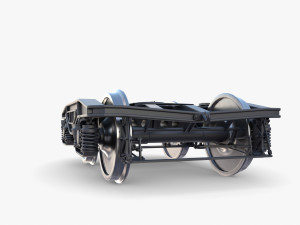 Train car bogie v1 3D Модель