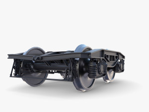 Train car bogie v1 3D Модель