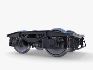 Train car bogie v1 3D Модель