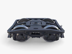 Train car bogie v1 3D Model