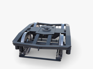 Train car bogie v1 3D Модель