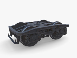 Train car bogie v2 Modelo 3D