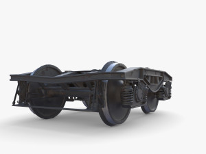 Train car bogie v2 Model 3D