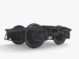 Carrello del vagone ferroviario v2 Modello 3D