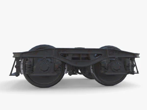 Carrello del vagone ferroviario v2 Modello 3D