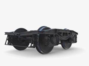 Carrello del vagone ferroviario v2 Modello 3D