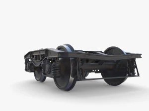 Carrello del vagone ferroviario v2 Modello 3D