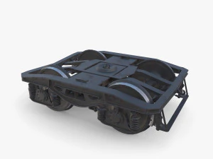 Carrello del vagone ferroviario v2 Modello 3D