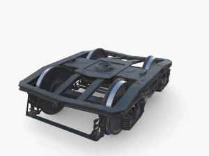 Carrello del vagone ferroviario v2 Modello 3D