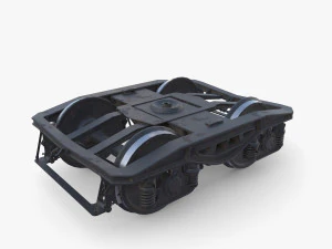 Carrello del vagone ferroviario v2 Modello 3D