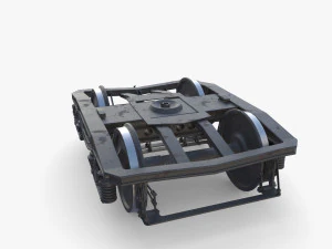 Carrello del vagone ferroviario v2 Modello 3D