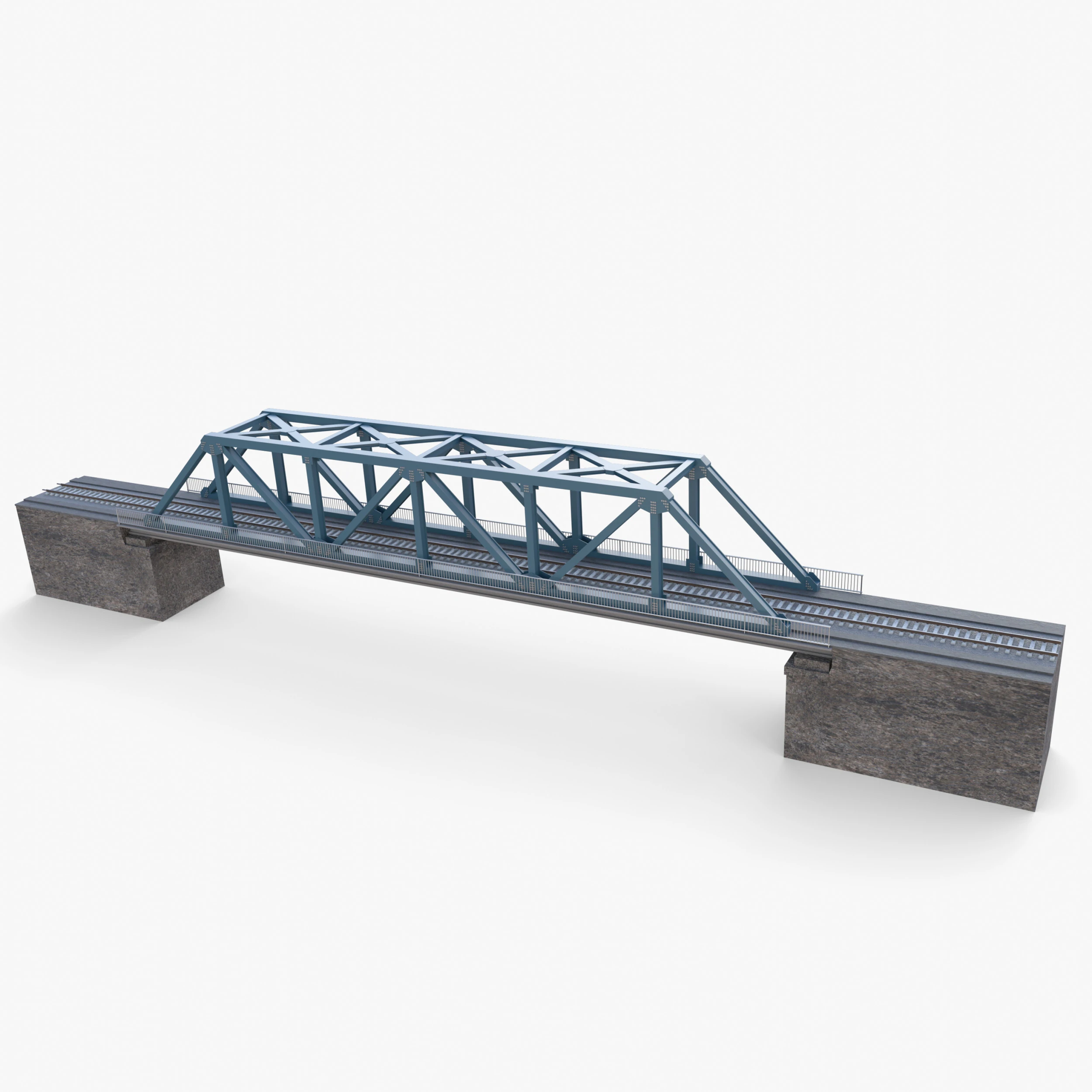 Bridge v1 3D Model .c4d .max .obj .3ds .fbx .stl .blend 