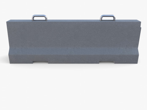 Concrete barrier Modelo 3D