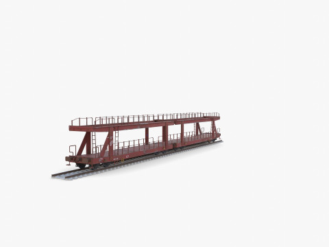 CFR Auto Carrier Rail Car v1 Modelo 3D