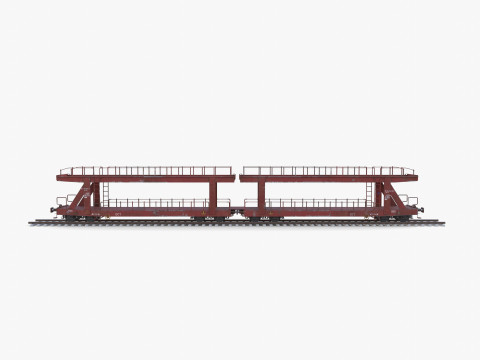 CFR Auto Carrier Rail Car v1 Modelo 3D